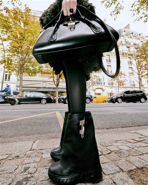 chanel shark lock boots|givenchy shark lock boots women.